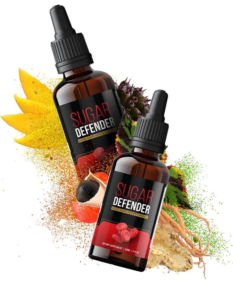 2 Bottles of Sugar Defender with fruits